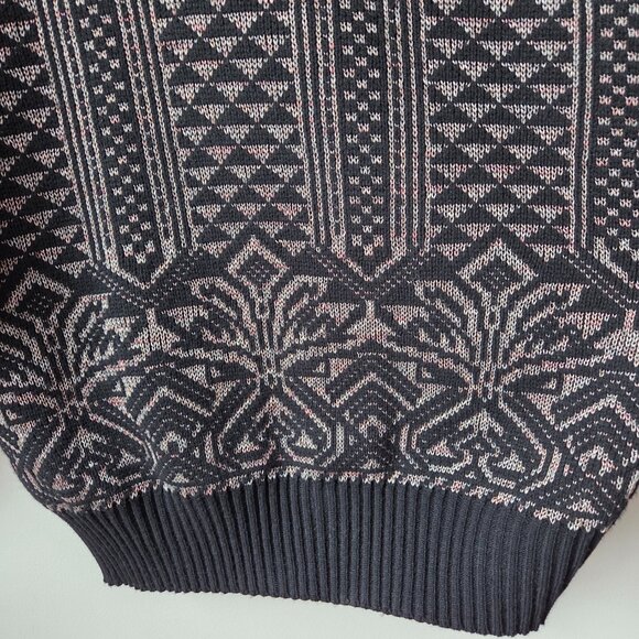 EUC VINTAGE LONDON FOG DEEP V NECK BUTTONED OVERSIZED CARDIGAN SWEATER SIZE XLT - Picture 11 of 16